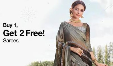 India Desire : Paytmmall Sarees Offer: Buy 1 Get 2 Free Sarees From Rs 499 At PaytmMall